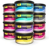 California Scents California Car Scents 12-Unit Counter Display/Assorted, 1.5 Ounce Cans (Pack of 12)
