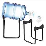 [4 PC Set] 2PC Water Container Stand & 2PC 55MM Water Valves - Extra Tall Water Gallon Dispenser - Water Dispenser for 5 Gallon Bottle & 3 Gallon Water Bottle - 3 Gallon Water Jug Stand