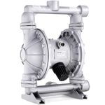 VEVOR Air Operated Double Diaphragm Pump, 44GPM, Max 115PSI Air Waste Oil Pneumatic Transfer Pump with 2 Extra Diaphragms, 1-1/2 inch Inlet & Outlet Aluminum Alloy Diaphragm Pump for Diesel Grease Oil