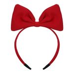 WLLHYF Bow Headbands Red Bowknot Hair Band Fashion Cute Hair Hoop Big Bowknot Headdress Perfect Hair Accessories for Women Girls Party Cosplay Christmas Valentine's Day