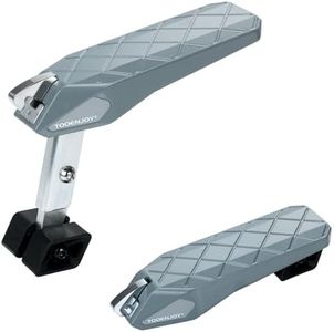 Tooenjoy Folding Car Door Step Vehicle Pedal Ladder for Roof Access, Universal Fit, Aluminum, Weight Capacity 400LBS