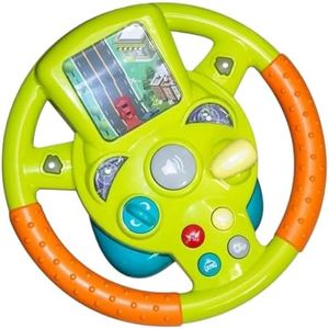 NIYANETAIL Little Driver Steering Wheel Toy with Music, Games