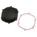 Clutch Cover Black with Cover Gasket Fits for Honda CR500 CR250R 1987-2001