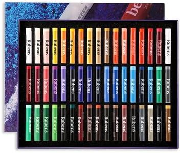 rubens Soft Oil Pastels Set 48 Colors,Creamy Texture for Drawing Blending,Layering,Shading,Oil Pastels for Artists,Students,Teachers & Beginners