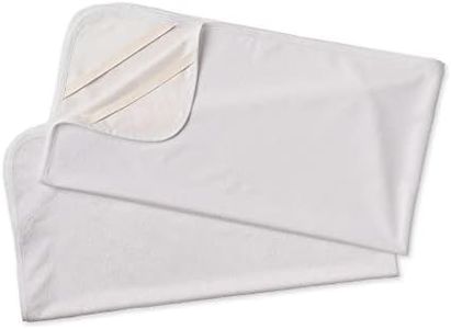FlyIdeas Set of 2 Waterproof Bamboo Mattress Protectors for Cribs, Cots and Prams 50x83 cm I Super Soft & Absorbent Baby Bed Covers, Hypoallergenic and Phthalate Free