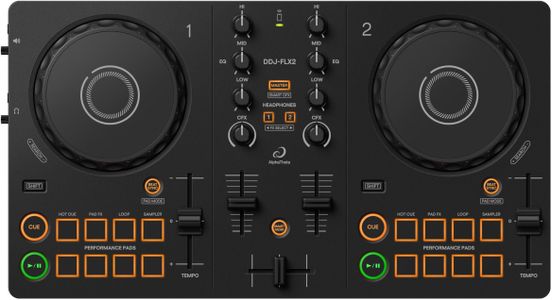 Pioneer DJ DDJ-FLX2 DJ Controller – 4-Channel Performance Mixer