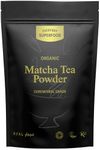 Organic Matcha Tea Powder Ceremonial Grade 100g Everyday Superfood Pure Ceremonal Matcha Green Tea Certified Organic, Vegan and Kosher