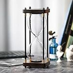 Fillable Hourglass Timer, Black Woo