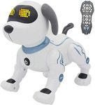 Yangers Remote Voice Control Intelligent Interactive Dancing Singing Dog Toys for Kids, Smart Electronic Programmable Robot Voice Controlled Actions Walking Sitting Funny Puppy Gift for Children