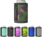 PHOOZY Insulated Can Cooler for 12oz Standard Cans - Patented Spacesuit Insulation Keeps Drinks Colder, Longer (Weighs less than 2 ounces) - Army Pink Camo