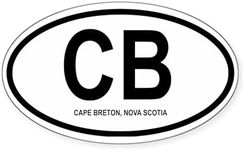CafePress Cape Breton Oval Sticker Oval Bumper Sticker Car Decal