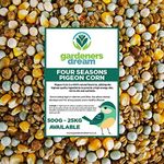 GardenersDream Four Seasons Pigeon Corn | Premium Grade Natural Food Mix | Rich in Nutritious Oils, Vitamins and Minerals | Perfect Year-Round Wild Bird Seed Feed | High in Energy & Protein (2.5kg)