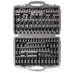 BOEN 119 Piece Impact Socket Set, 1/2" Drive & 3/8" Drive Socket Set Deep/Shallow SAE/Metric, Cr-MO & S2, 6 Point, Includes Impact Bit, Bit Sockets, Extension Bars, Universal Joint, Adapter and More