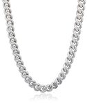 Amazon Essentials Stainless Steel 8MM Cuban Chain 20mm (previously Amazon Collection)