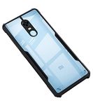 Amazon Brand - Solimo Back Case Cover for Mi Redmi Note 5 | Compatible for Mi Redmi Note 5 Back Case Cover | Clear Case for Mi Redmi Note 5 with Camera Protection | (TPU + PC | Matte Black)