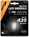 LiteXpress LED Upgrade Module LXB435 with 435 Lumens for Maglite Krypton/Xenon flashlights with 2 Batteries of The Series S2D015/016, S2C015/016 Don't use for Maglite with 3 or More Batteries!