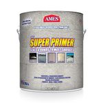 Ames Super Primer - 1 Gallon Multi-Surface Acrylic Primer - Clear, Powerful Membrane Perfect for Wood, Tile, Concrete and More - Made in The USA