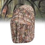 HmLotd Portable See Through Hunting Blind - Portable See 270/360 Degree Pop Up Ground Blind, for Deer & Turkey Hunting | Camouflage Blind for 1-4 Person, Pop Up Ground Blind