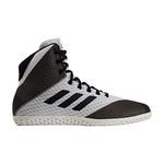 adidas Men's Mat Wizard 4 Wrestling Shoe, White, 7.5