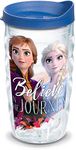 Tervis 1335802 Disney Frozen 2 Anna Elsa Journey BPA Free Insulated Travel Tumbler with Wrap & Lid, Tritan, 10 Fluid_Ounces, Classic