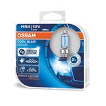 OSRAM COOL BLUE INTENSE HB4, headlight bulb for halogen headlamps, xenon effect for white light, 9006CBI-HCB, 12 V passenger car, duobox (2 units)