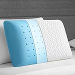 BedStory Memory Foam Pillow - Gel Foam Pillows for Sleeping Standard Size Medium Firm Orthopedic Bed Pillows for Neck Stomach Back Sleepers