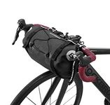 ROCKBROS Bike Handlebar Bag Waterproof Bike Front Bag Extendable 7-14L Bike Storage Bag Two Openings Bike Bag Large Capacity for Mountain Bike,Road Bike