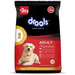 Drools Adult Dry Dog Food Chicken and Egg , 15kg +3kg Free Inside ,Total 18 Kg Pack