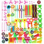 SOKA 100PCS Party Bag Fillers Prize Assortment Party Toys Goodie Loot Bag Birthday Party Gift Favors Classroom Rewards for Birthday Carnival Gift Children Kids Boys Girls Unisex