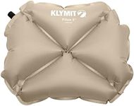 Klymit Pillow X Travel Pillow, Lightweight Inflatable Hybrid Airplane, Backpacking, Hammock, and Camping Pillow, Gray