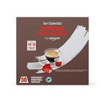 by Amazon Espresso medium roast Coffee Capsules Nespresso Compatible, 50 capsules, 100% Arabica