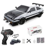 Goolsky Remote Control Car, RC Drift Car Racing Car 1:16 Scale 2.4G Remote Control Drift Car High Speed 4WD Racing Car Toy Car with LED Lights Spray Function