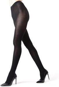 MeMoi Brooklyn Flat Knit Cotton Tights for Women, Cozy and Stretchy Soft Sweater Tights - Sizes XS to 5x-6x, Black, 1X-2X
