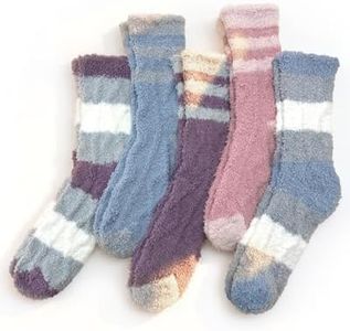 TEHOOK Warm Cozy Gifts Stocking Stuffers, Winter Soft Fluffy Thick Fuzzy Socks for Women