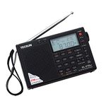 Tecsun PL310ET Portable Digital Alarm Clock Radio FM stereo/SW/MW/LW DSP Multi Band Receiver (Black)