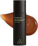 SilkScreen Sheer Tinted SPF 50 Mineral Face Sunscreen, Anti-Aging Hydrating Serum, Visibly Smooths and Enhances Glow, Agency by Curology, Medium-Deep