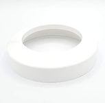 Toilet Soil Pipe Collar 110mm White Cover Ending