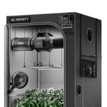 AC Infinity AI Grow System 3x3 3-Plant Kit 90x90x180cm, Self-Learning AI Controller Dynamic Airflow & LM301H EVO LED Lighting Control 2000D Mylar Tent, Lab-Tested Reflectivity Largest Zippered Window