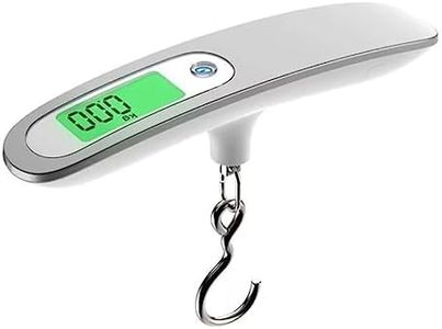 Luggage Scale, 50kg Hand Hanging Portable Travel Scale with Hook Electronic Baggage Weight Measuring Digital Weighing