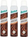 Batiste Dry Shampoo, Dark & Deep Brown 6.73 oz (Pack of 3)