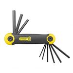 Stanley 269265 Folding Hex Key Set - Imperial (9 Pieces)