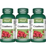 Vorst Cranberry 500mg 12:1 Extract 3 X 120 Capsules UTI Urinary Tract Infection Women Pills Non-GMO