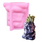Flower Pot Mould for Cement Silicon DIY Concrete Plant Vase Moulds Handmade Home Decoration Tool Pen Holder Resin Epoxy Silicone Mold (G73)