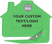 Custom House Letter Openers Set of 100, Personalized Bulk Pack - Perfect for Home or Office - TGreen