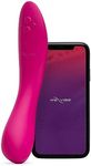 We-Vibe Rave 2 G Spot Vibrator - App Controlled Vibrator for Women - Unique Shaped Internal Massager - 10 Vibration Modes - G-Spot Stimulator - Waterproof & Rechargeable Adult Sex Toys - Pink