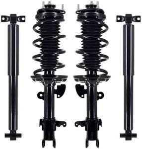 PM Auto Set of 4 Front Quick Complete Strut-Coil Spring - Rear Shock Absorber Compatible With 2009-2015 Honda Pilot