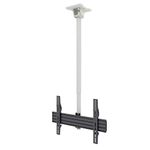 Kanto CM600W Telescoping Ceiling TV Mount for 37 to 70-inch TVs | Hanging TV Bracket with 23" of Height Adjustment | Tilt & Swivel Design | 360° Rotation | Hidden Cable Management | White