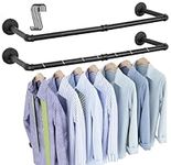 OROPY Industrial Pipe Clothes Rack 