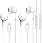 2 Packs-for iPhone Headphones for A