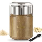 COOL KNIGHT Electric Pill Crusher, 150W 110V Corded Pill Grinder, Tablet Pulverizer for Small and Large Meds and Vitamins, 304 Stainless Steel Cup and Blades, Lid Seal to Reduce Mess, M150H